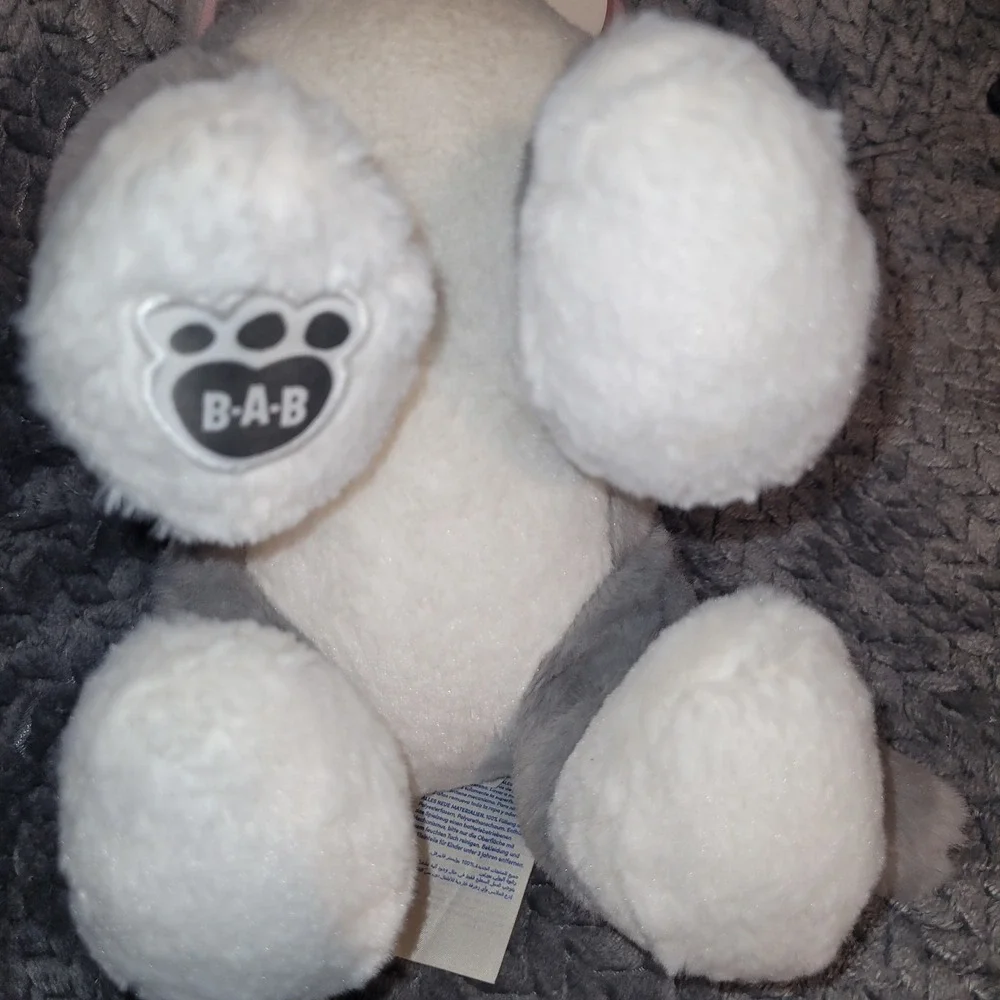Build-A-Bear Promise Pets Grey Tabby Cat Blue Yellow Eyes Heterochromia‎ Plush